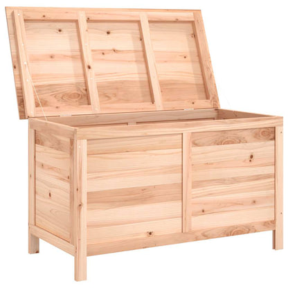 vidaXL Outdoor Cushion Box 99x50x56.5 cm Solid Wood Fir - Brown