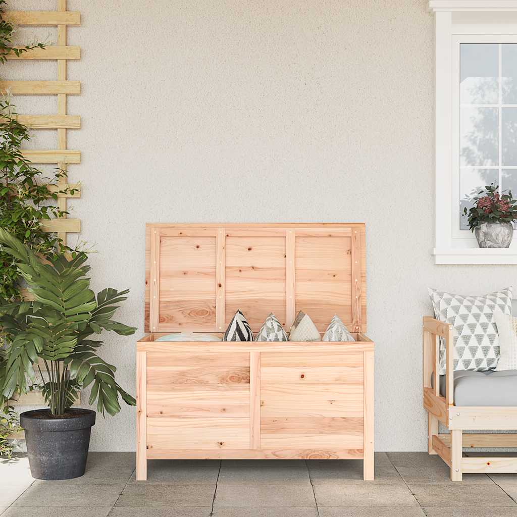 vidaXL Outdoor Cushion Box 99x50x56.5 cm Solid Wood Fir - Brown