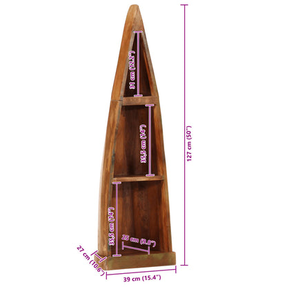 vidaXL Boat Cabinet 39x27x127 cm Solid Wood Reclaimed - Brown