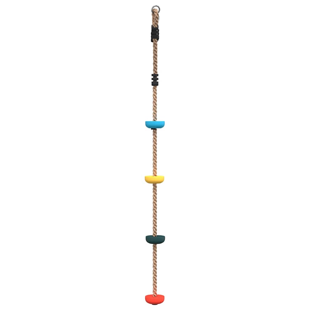 vidaXL Disc Rope Swing for Kids with 4 Treads Multicolour