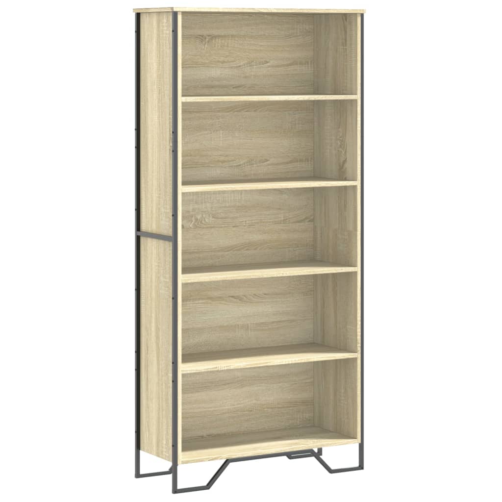 vidaXL Book Cabinet Sonoma Oak 80x31x169 cm Engineered wood - Brown