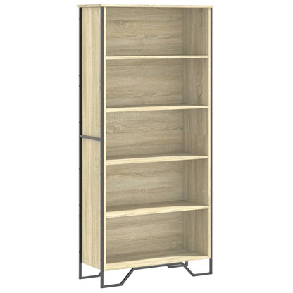 vidaXL Book Cabinet Sonoma Oak 80x31x169 cm Engineered wood - Brown