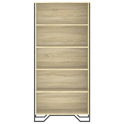 vidaXL Book Cabinet Sonoma Oak 80x31x169 cm Engineered wood - Brown