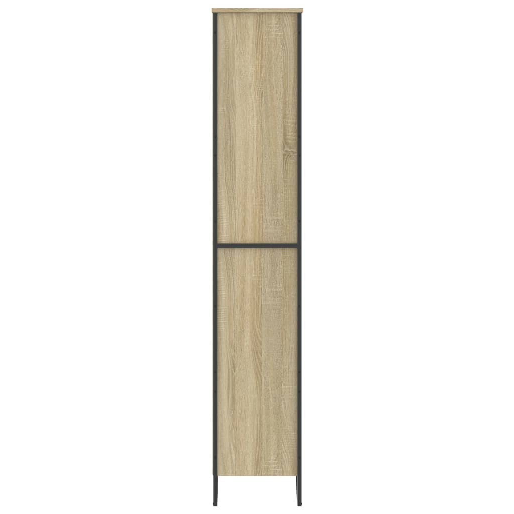 vidaXL Book Cabinet Sonoma Oak 80x31x169 cm Engineered wood - Brown