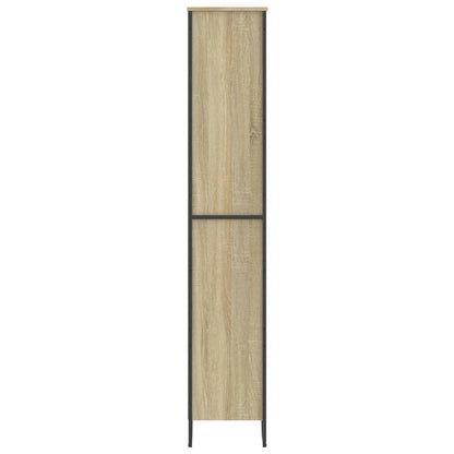 vidaXL Book Cabinet Sonoma Oak 80x31x169 cm Engineered wood - Brown