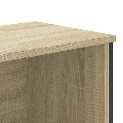 vidaXL Book Cabinet Sonoma Oak 80x31x169 cm Engineered wood - Brown