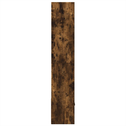 vidaXL Bookcase Smoked Oak 70x36x189 cm Engineered Wood - Brown
