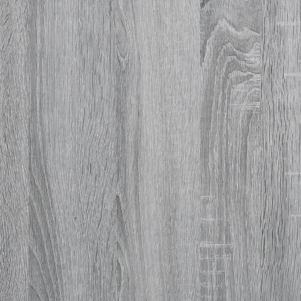 vidaXL Bookcase Grey Sonoma 70x36x189 cm Engineered Wood