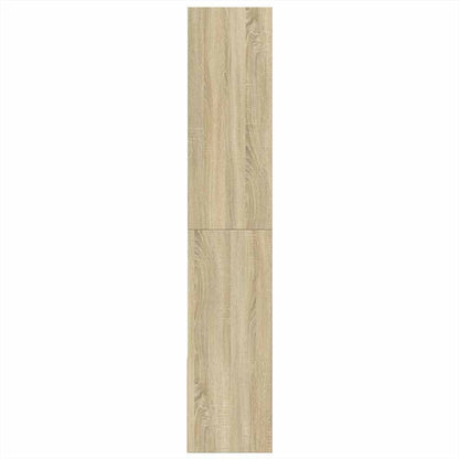 vidaXL Bookcase Sonoma Oak 100x36x189 cm Engineered Wood - Brown