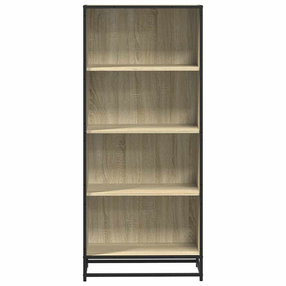 vidaXL Bookcase Sonoma Oak 60x35x139 cm Engineered Wood - Brown