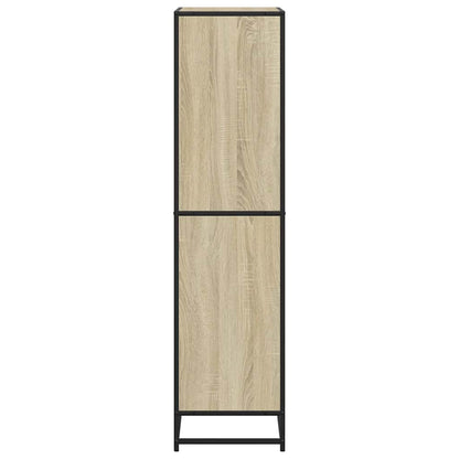 vidaXL Bookcase Sonoma Oak 60x35x139 cm Engineered Wood - Brown