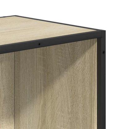 vidaXL Bookcase Sonoma Oak 60x35x139 cm Engineered Wood - Brown