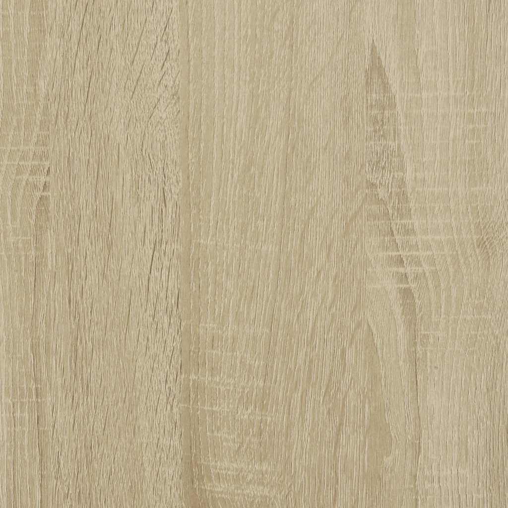 vidaXL Bookcase Sonoma Oak 60x35x139 cm Engineered Wood - Brown