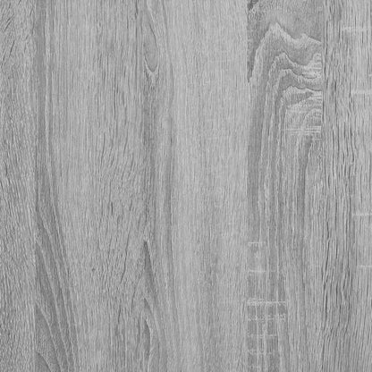 vidaXL Bookcase Grey Sonoma 60x35x139 cm Engineered Wood