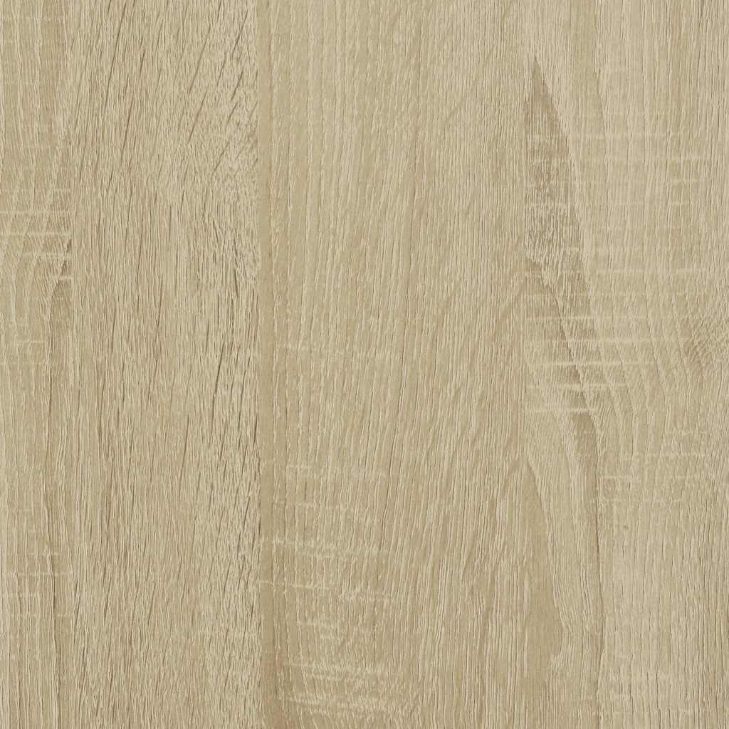 vidaXL Bookcase Sonoma Oak 80.5x35x139 cm Engineered Wood - Brown