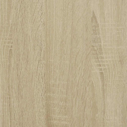 vidaXL Bookcase Sonoma Oak 80.5x35x139 cm Engineered Wood - Brown