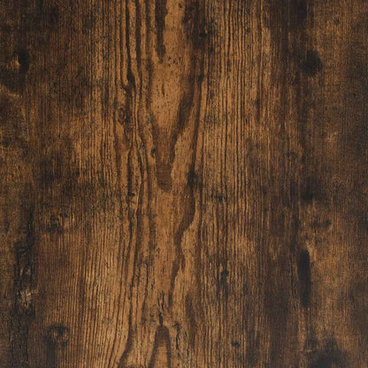 vidaXL Bookcase Smoked Oak 80.5x35x139 cm Engineered Wood - Brown