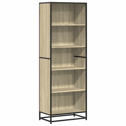 vidaXL Bookcase Sonoma Oak 60x35x170.5 cm Engineered Wood - Brown