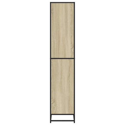 vidaXL Bookcase Sonoma Oak 60x35x170.5 cm Engineered Wood - Brown