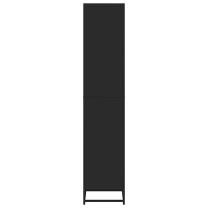 vidaXL Bookcase Black 80.5x35x170.5 cm Engineered Wood