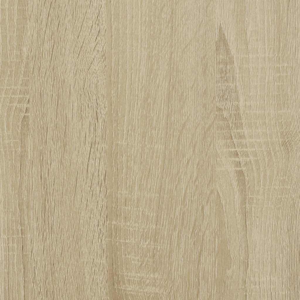 vidaXL Bookcase Sonoma Oak 80.5x35x170.5 cm Engineered Wood - Brown