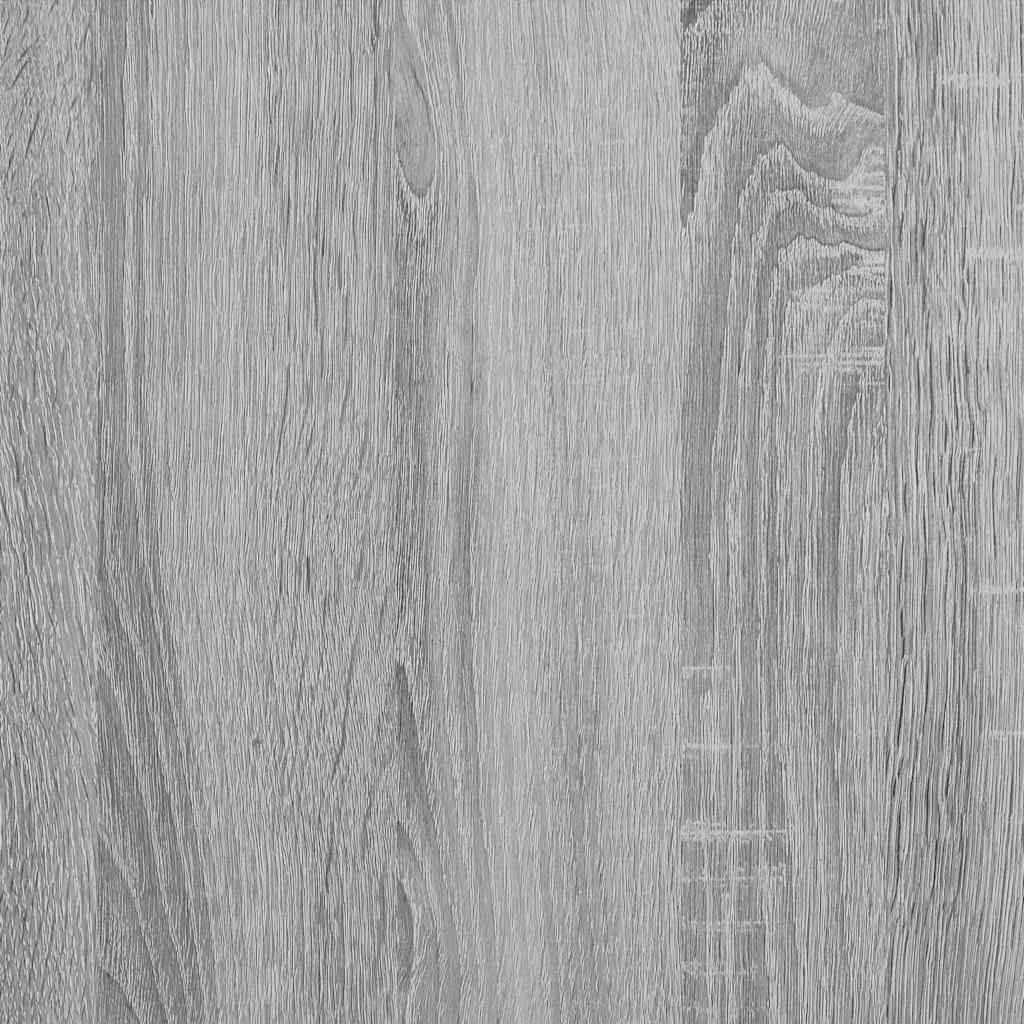 vidaXL Bookcase Grey Sonoma 80.5x35x170.5 cm Engineered Wood
