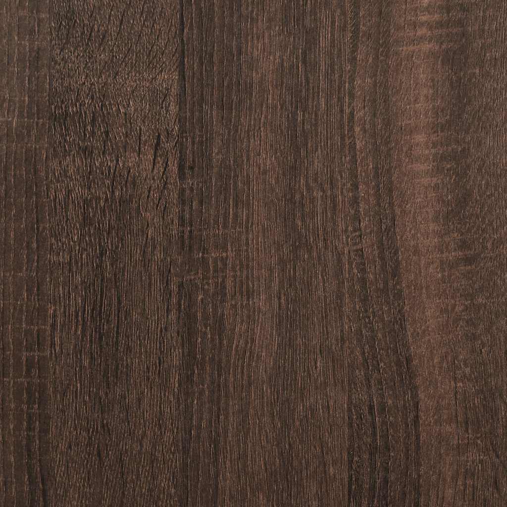 vidaXL Bookcase Brown Oak 80.5x35x170.5 cm Engineered Wood