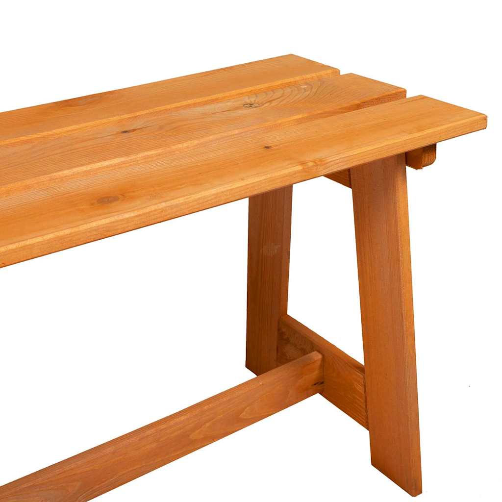vidaXL Outdoor Bench Brown 119 x 37 x 47 cm Solid Pine Wood