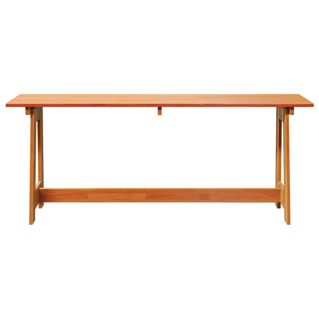 vidaXL Outdoor Bench Brown 119 x 37 x 47 cm Solid Pine Wood