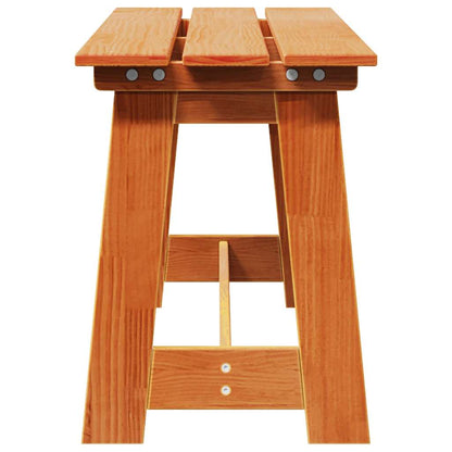 vidaXL Outdoor Bench Brown 119 x 37 x 47 cm Solid Pine Wood