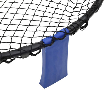 vidaXL Roundnet Set of 3 Balls and Extra Pump Ø90x20 cm - Blue
