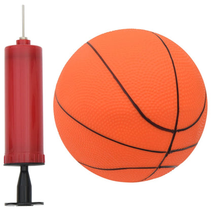 vidaXL Basketball Stand with Ball and Pump Adjustable Height 90/121 cm - Multicolour