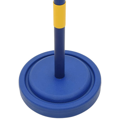 vidaXL Basketball Stand with Ball and Pump Adjustable Height 90/121 cm - Multicolour