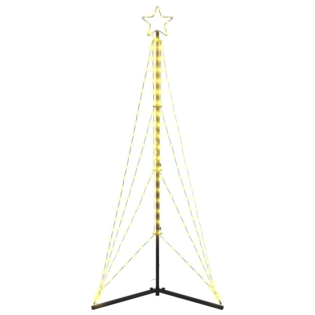 vidaXL LED Christmas Tree 363 LEDs Warm White 182 cm - 180 cm