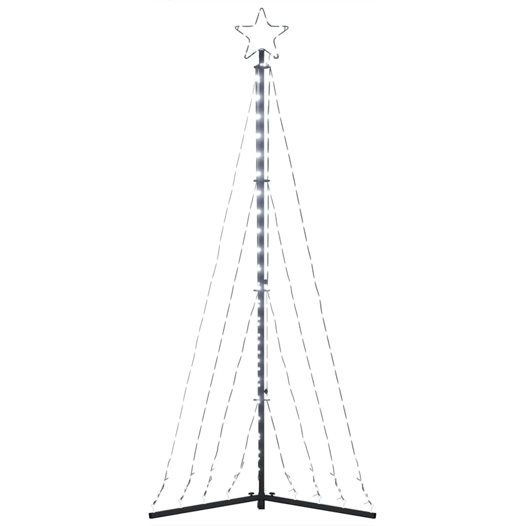 vidaXL LED Christmas Tree 339 LEDs Cold White 182 cm