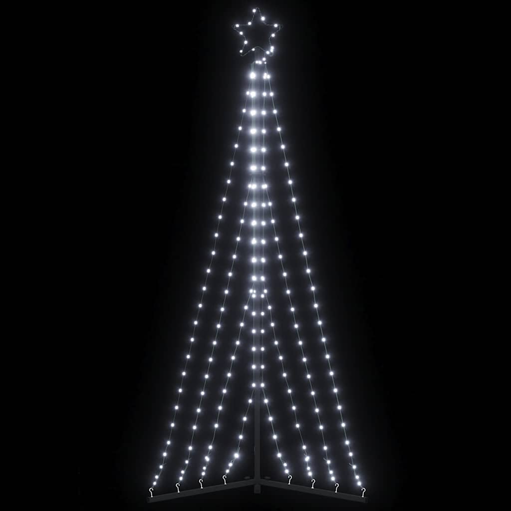 vidaXL LED Christmas Tree 339 LEDs Cold White 182 cm
