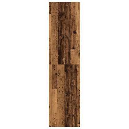 vidaXL Wardrobe Old Wood 30x50x200 cm Engineered Wood - Brown