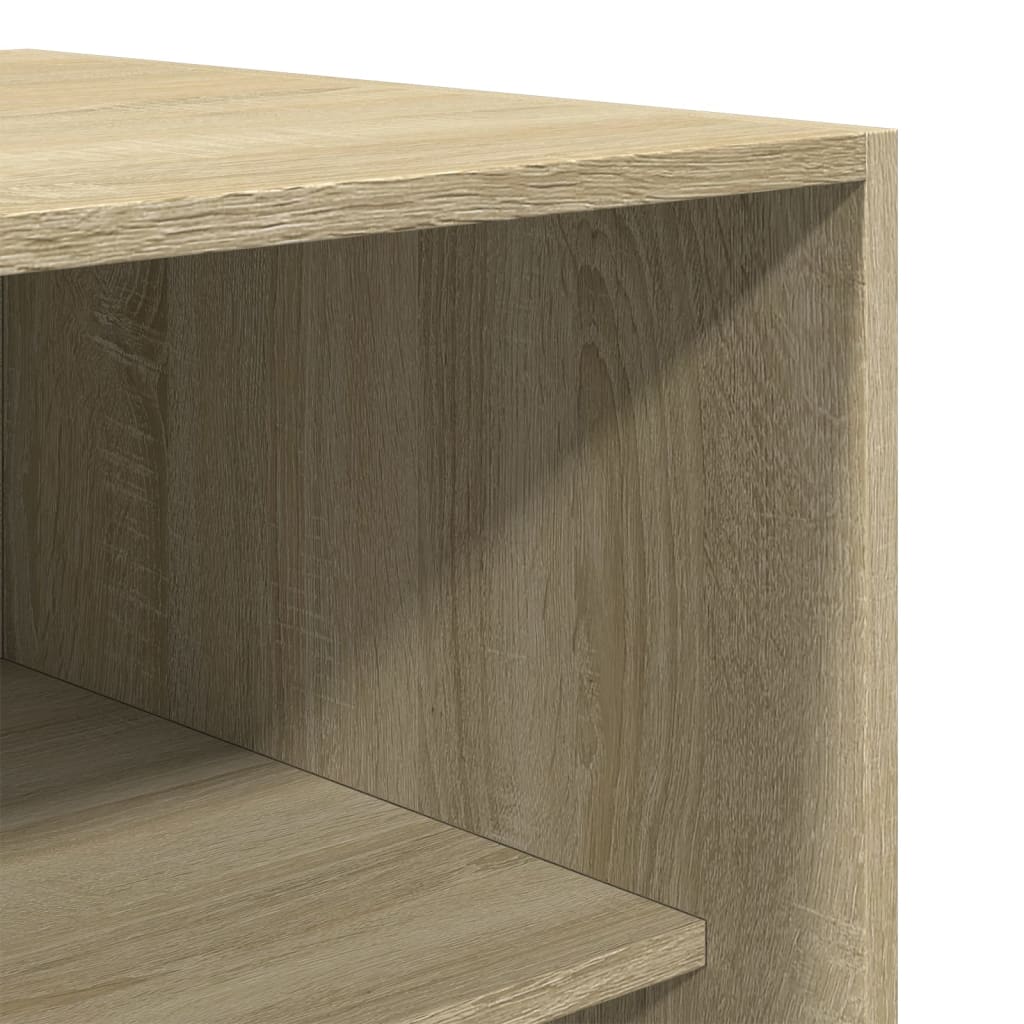 vidaXL Wardrobe Sonoma Oak 80x50x200 cm Engineered Wood - Brown