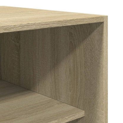 vidaXL Wardrobe Sonoma Oak 80x50x200 cm Engineered Wood - Brown