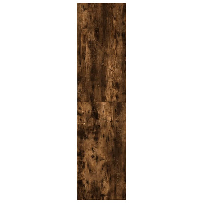 vidaXL Wardrobe Smoked Oak 80x50x200 cm Engineered Wood - Brown