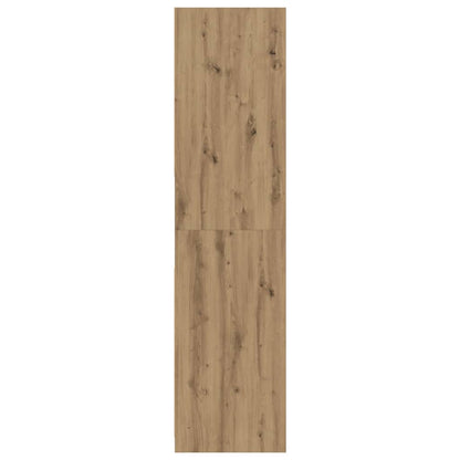 vidaXL Wardrobe Artisian Oak 80x50x200 cm Engineered Wood - Brown