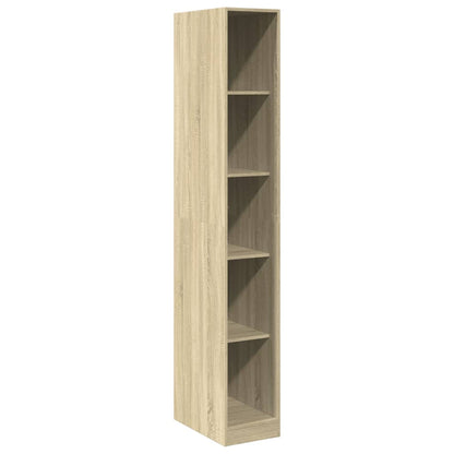vidaXL Wardrobe Sonoma Oak 30x50x200 cm Engineered Wood - Brown - 65710