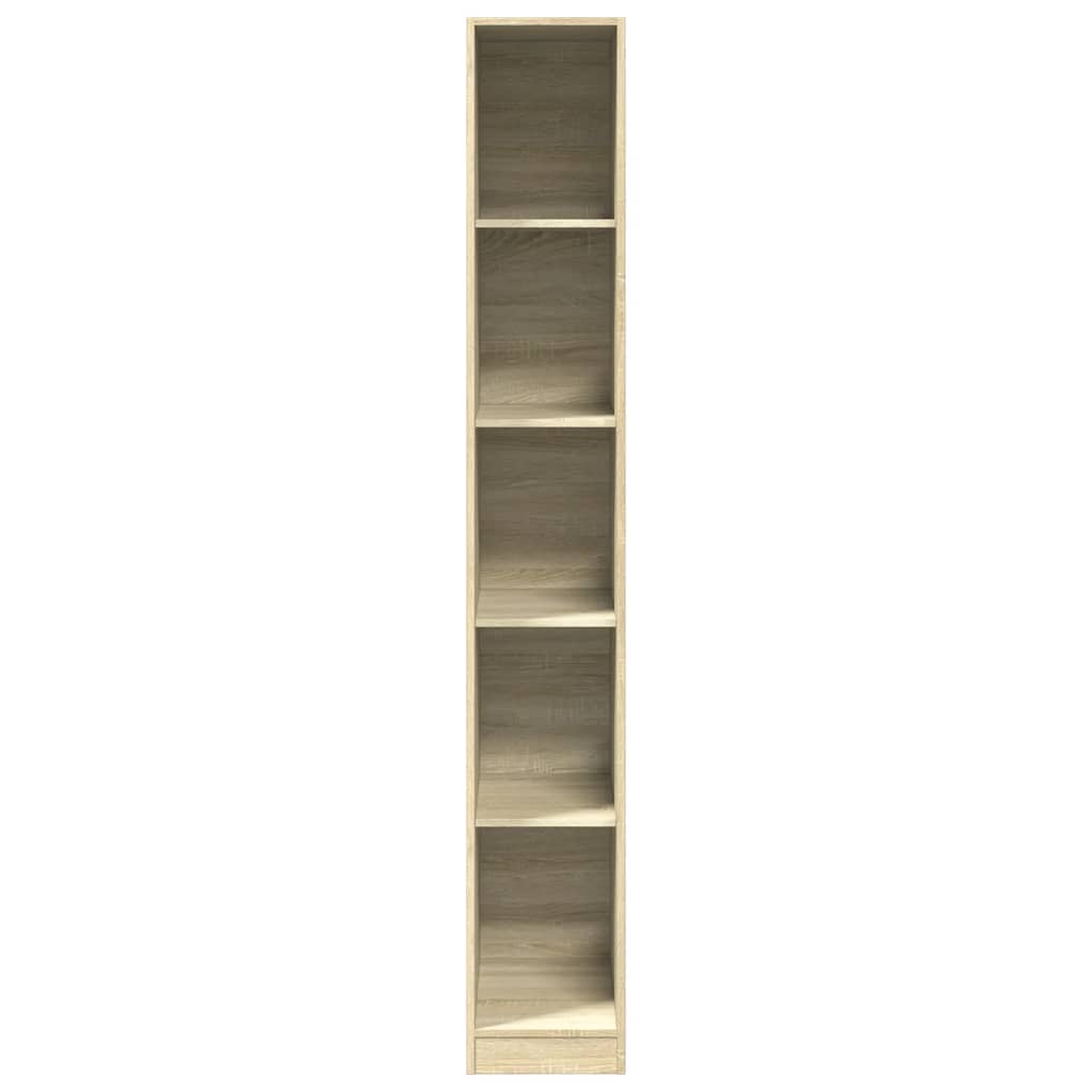 vidaXL Wardrobe Sonoma Oak 30x50x200 cm Engineered Wood - Brown - 65710