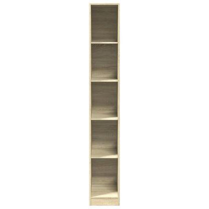 vidaXL Wardrobe Sonoma Oak 30x50x200 cm Engineered Wood - Brown - 65710