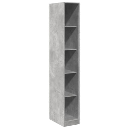 vidaXL Wardrobe Concrete Grey 30x50x200 cm Engineered Wood - 65713