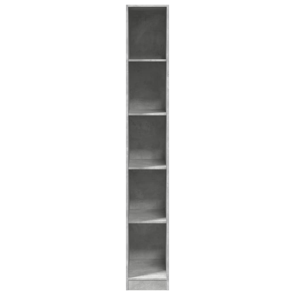 vidaXL Wardrobe Concrete Grey 30x50x200 cm Engineered Wood - 65713