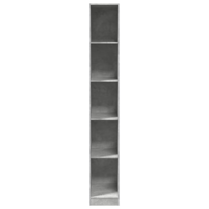 vidaXL Wardrobe Concrete Grey 30x50x200 cm Engineered Wood - 65713