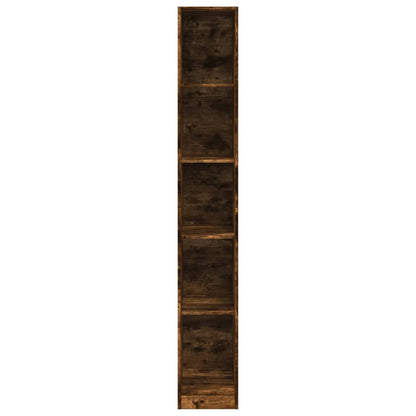 vidaXL Wardrobe Smoked Oak 30x50x200 cm Engineered Wood - Brown - 65714