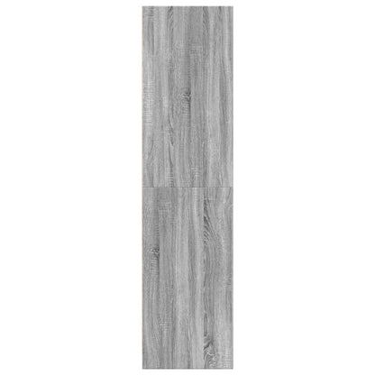 vidaXL Wardrobe Grey Sonoma 30x50x200 cm Engineered Wood