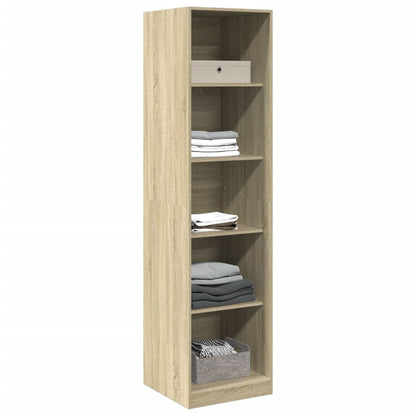 vidaXL Wardrobe Sonoma Oak 50x50x200 cm Engineered Wood - Brown